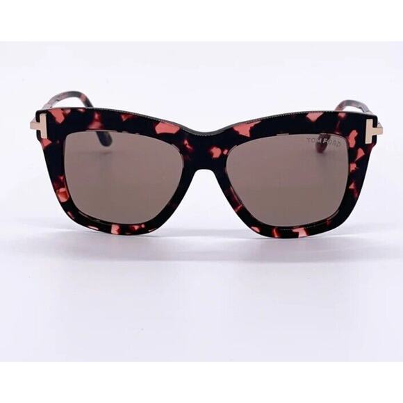 TOM FORD DASHA FT0822 52F Sunglasses Havana Frame Brown Polarized Lens In Case - Picture 3 of 10